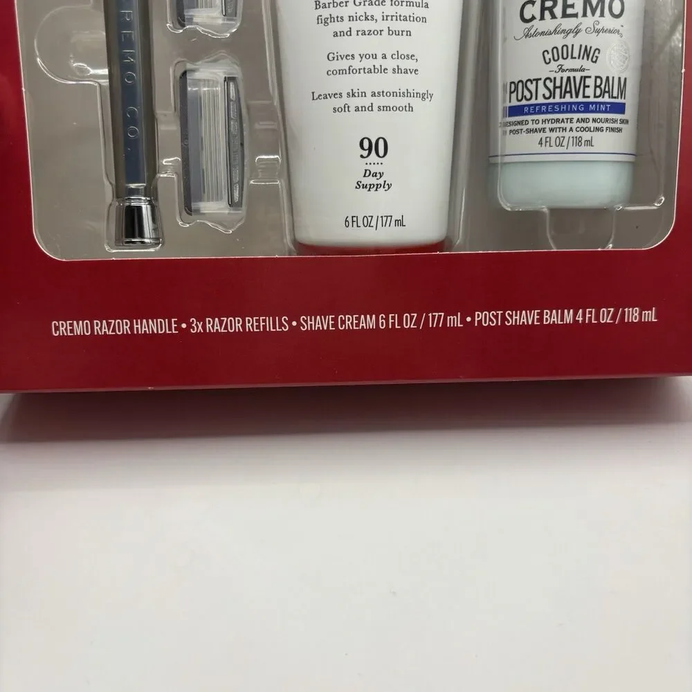 CREMO COMPANY-Barber Grade Shave Kit-Gives you a Close, Smooth, Barbershop Shave